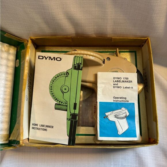 Vintage Dymo Tape Tool Label Maker 1700 - Picture 4 of 6